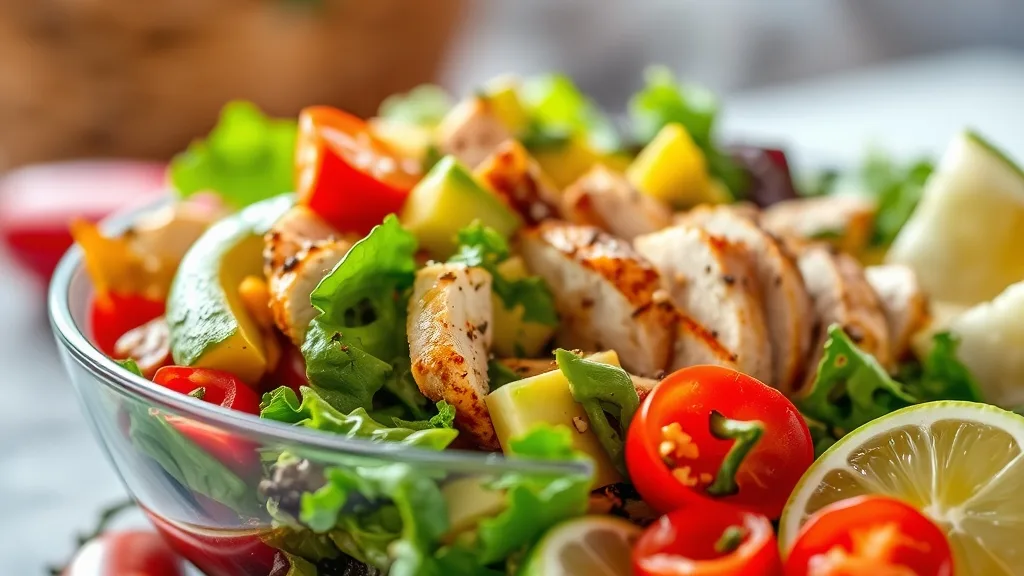 Tomato Avocado Chicken Salad