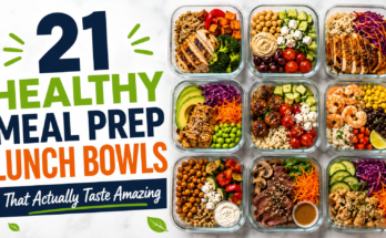Healthy Meal Prep Lunch Bowls