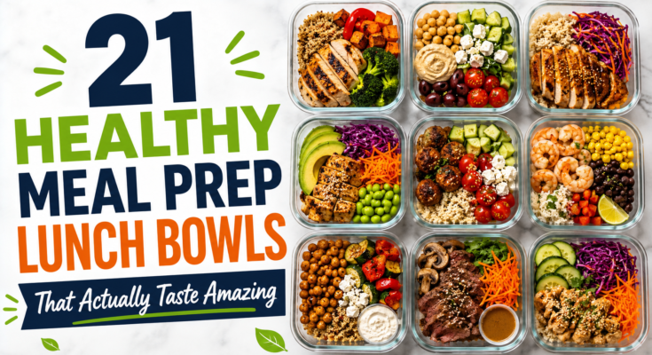 Healthy Meal Prep Lunch Bowls