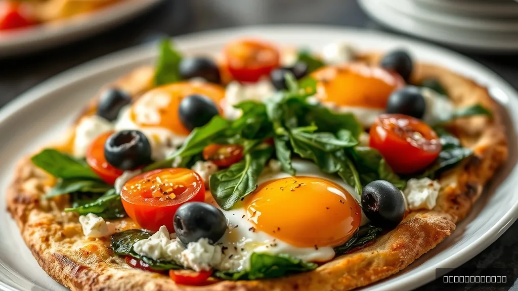Healthy Breakfast Pizza Bake