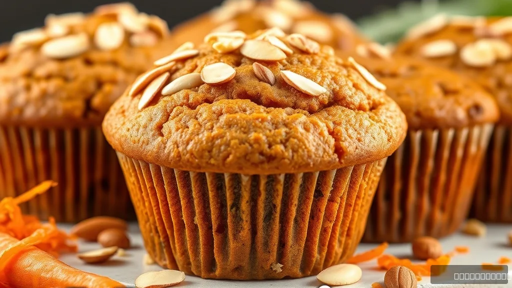 Healthy Carrot Cake Muffins