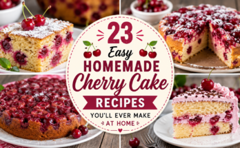 Easy Homemade Cherry Cake Recipe