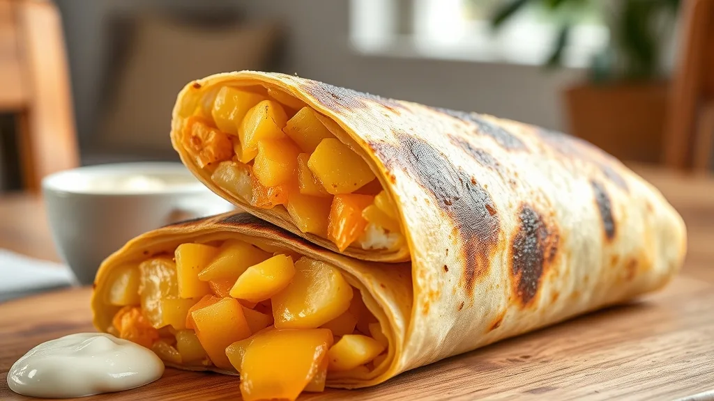Vegetarian Breakfast Burrito