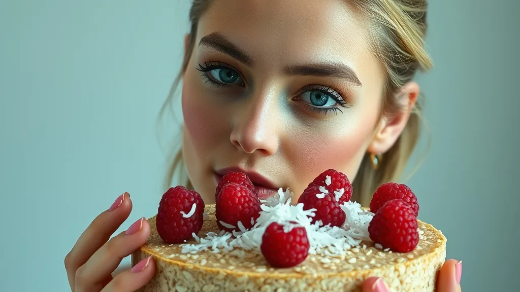 Flourless Oatmeal Berry Cake