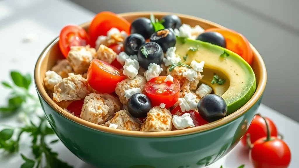 Tomato Avocado Chicken Salad
