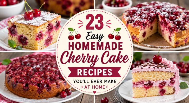 Easy Homemade Cherry Cake Recipe