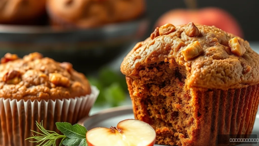 Healthy Carrot Cake Muffins