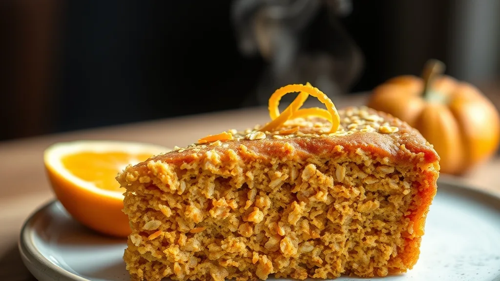 Flourless Oatmeal Pumpkin Cake