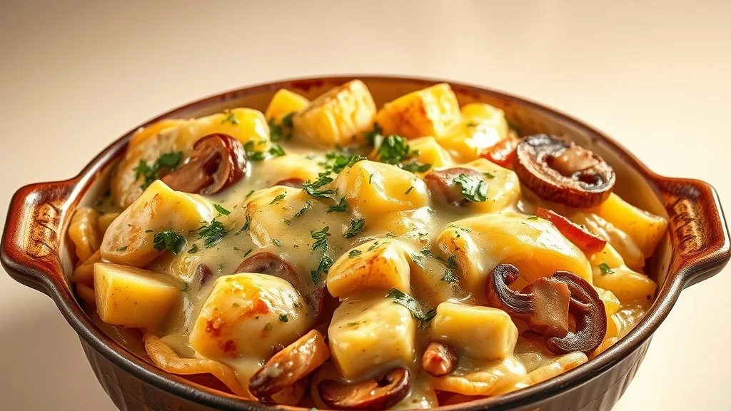 Chicken and Mushroom Dinner Recipe