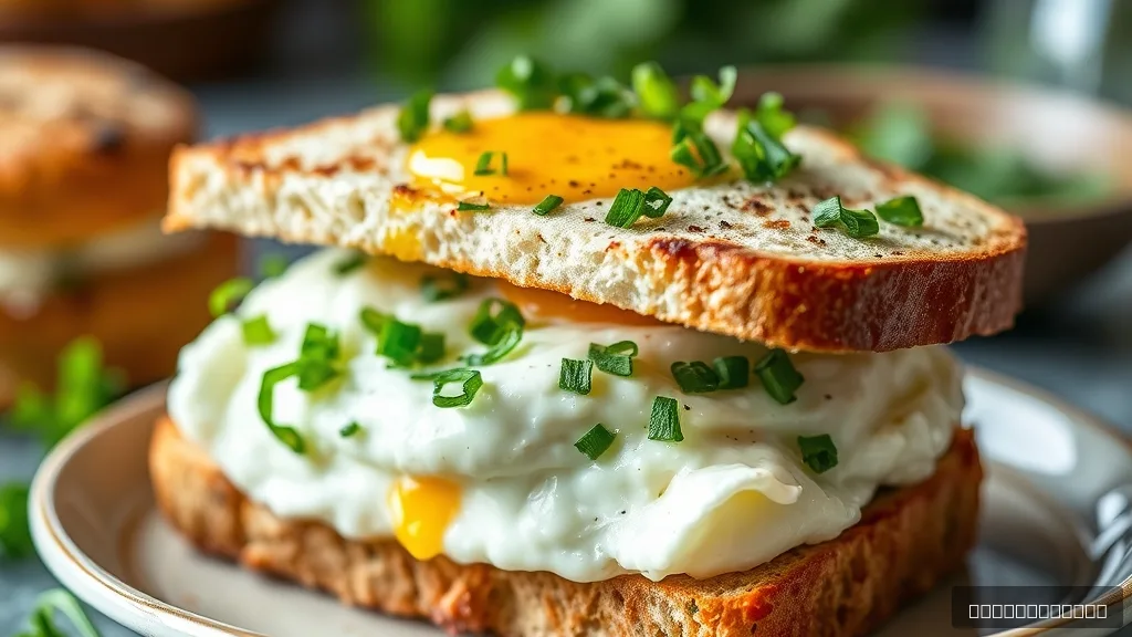 Hard Boiled Egg Sandwich