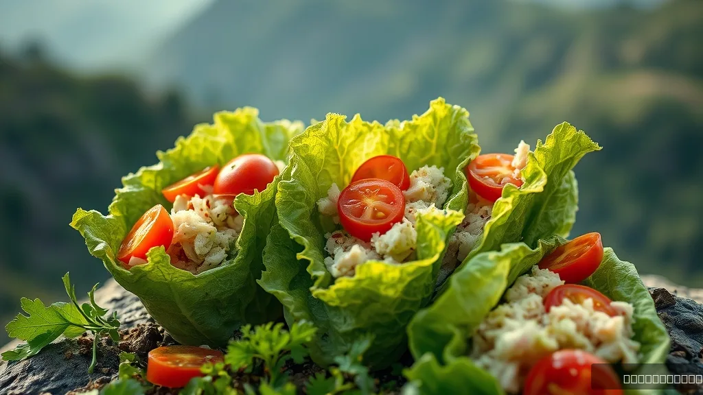 high protein low carb lunch lettuce wraps 