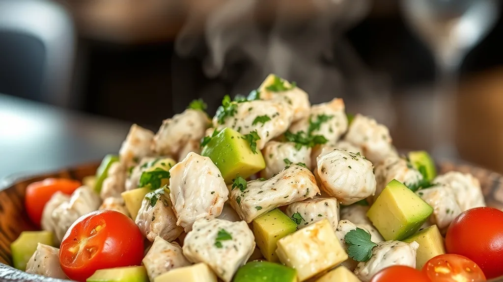 Tomato Avocado Chicken Salad