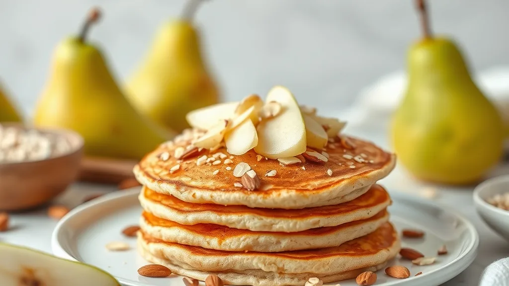 Oatmeal Pear Pancakes