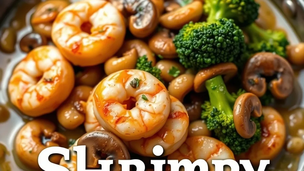 Keto Garlic Shrimp with Broccoli 