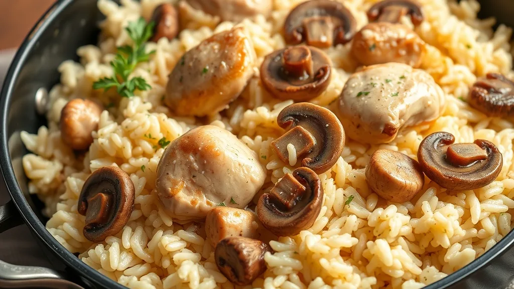 Chicken and Mushroom Dinner Recipe