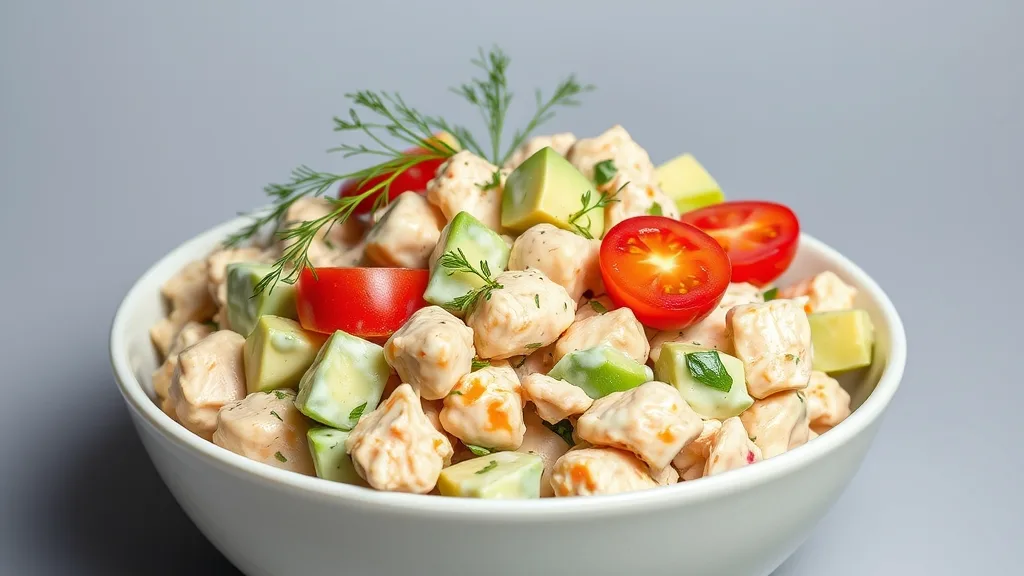 Tomato Avocado Chicken Salad