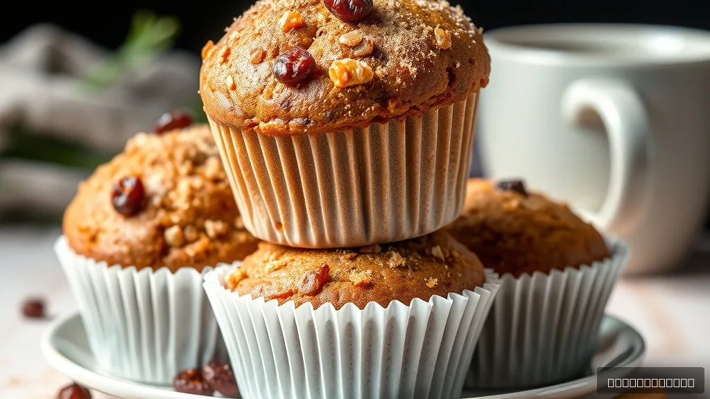 Healthy Carrot Cake Muffins