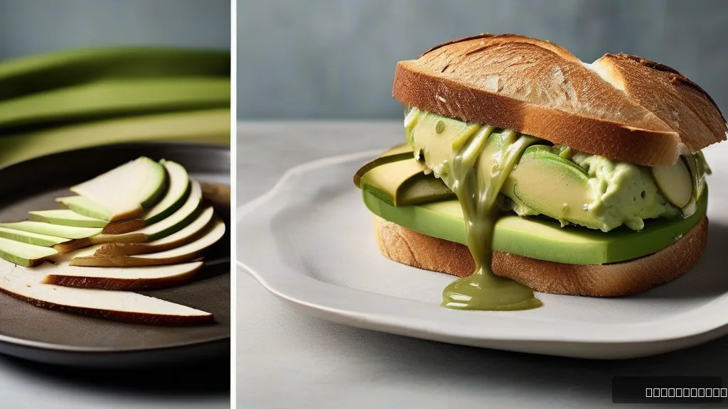 Garlic Avocado Grilled Cheese Sandwich