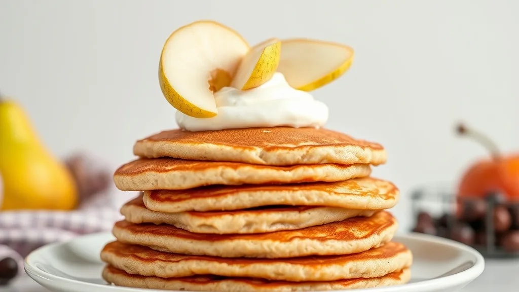 Oatmeal Pear Pancakes