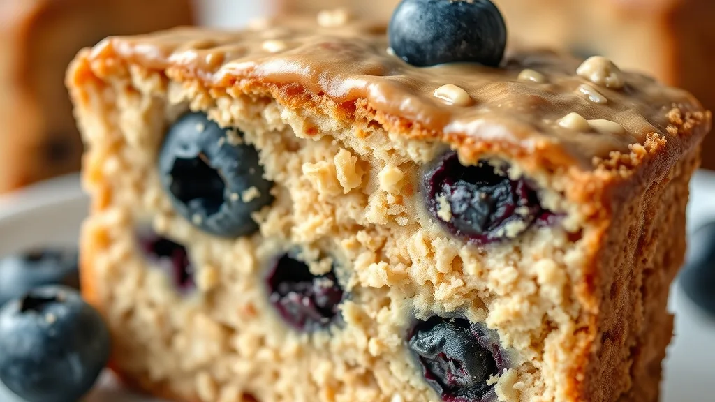 Flourless Oatmeal Berry Cake