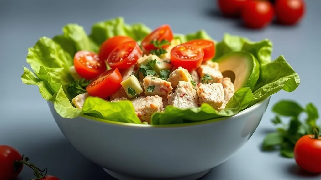 Tomato Avocado Chicken Salad