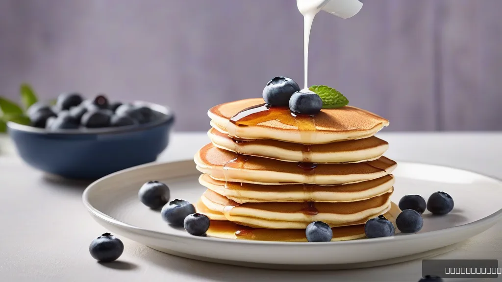 Blueberry Banana Oatmeal Pancakes