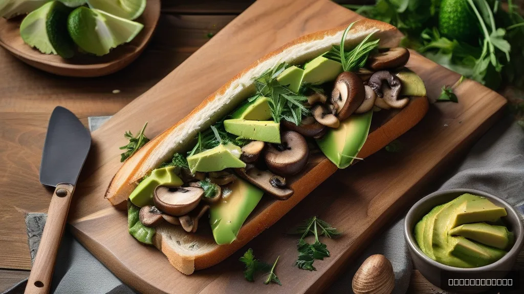 Garlic Avocado Grilled Cheese Sandwich