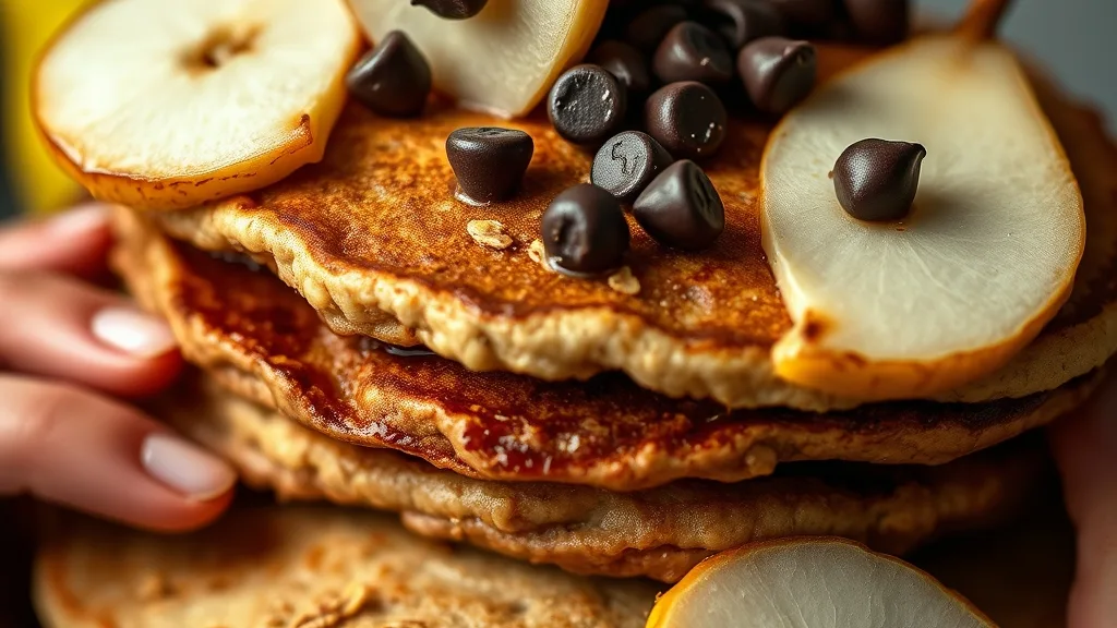 Oatmeal Pear Pancakes