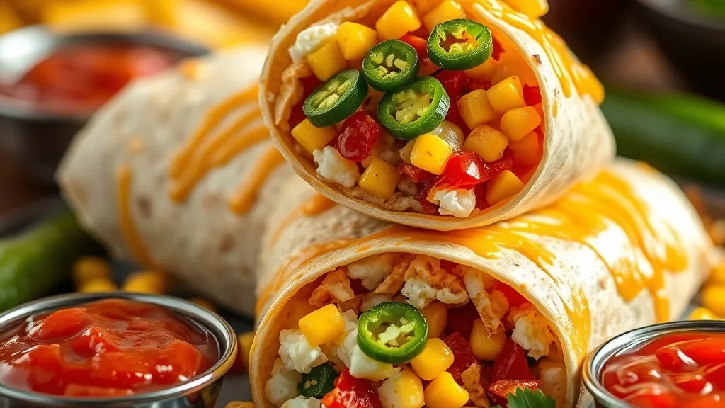 Vegetarian Breakfast Burrito