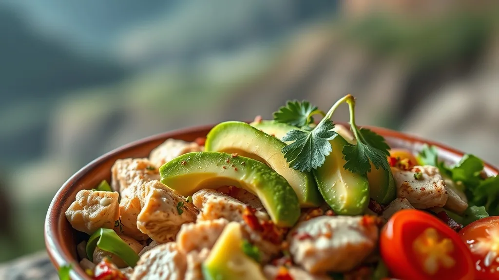 Tomato Avocado Chicken Salad