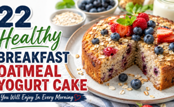 Healthy Breakfast Oatmeal Yogurt Cake