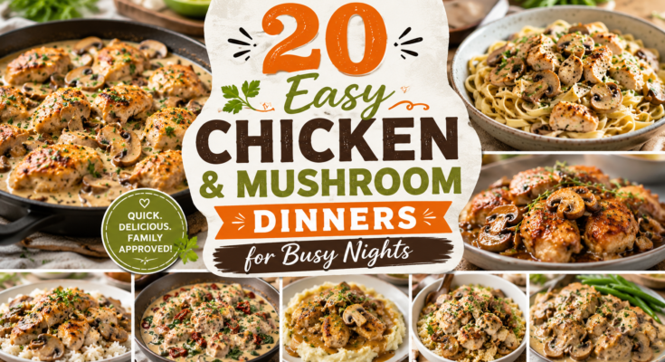 Easy Chicken and Mushroom Dinners