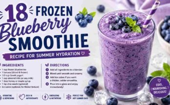 Frozen Blueberry Smoothie Recipe