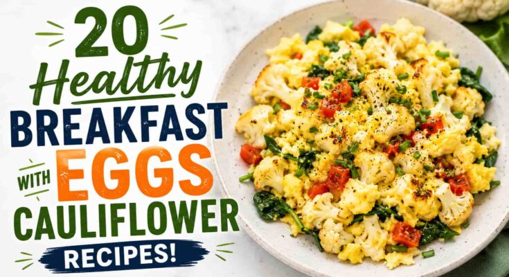 Healthy Breakfast Eggs With Cauliflower