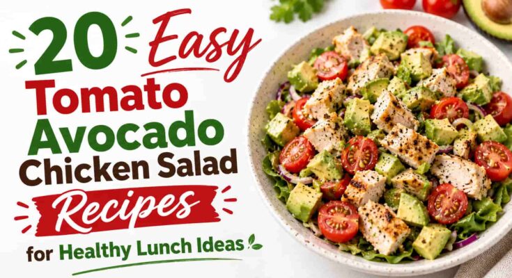 Tomato Avocado Chicken Salad